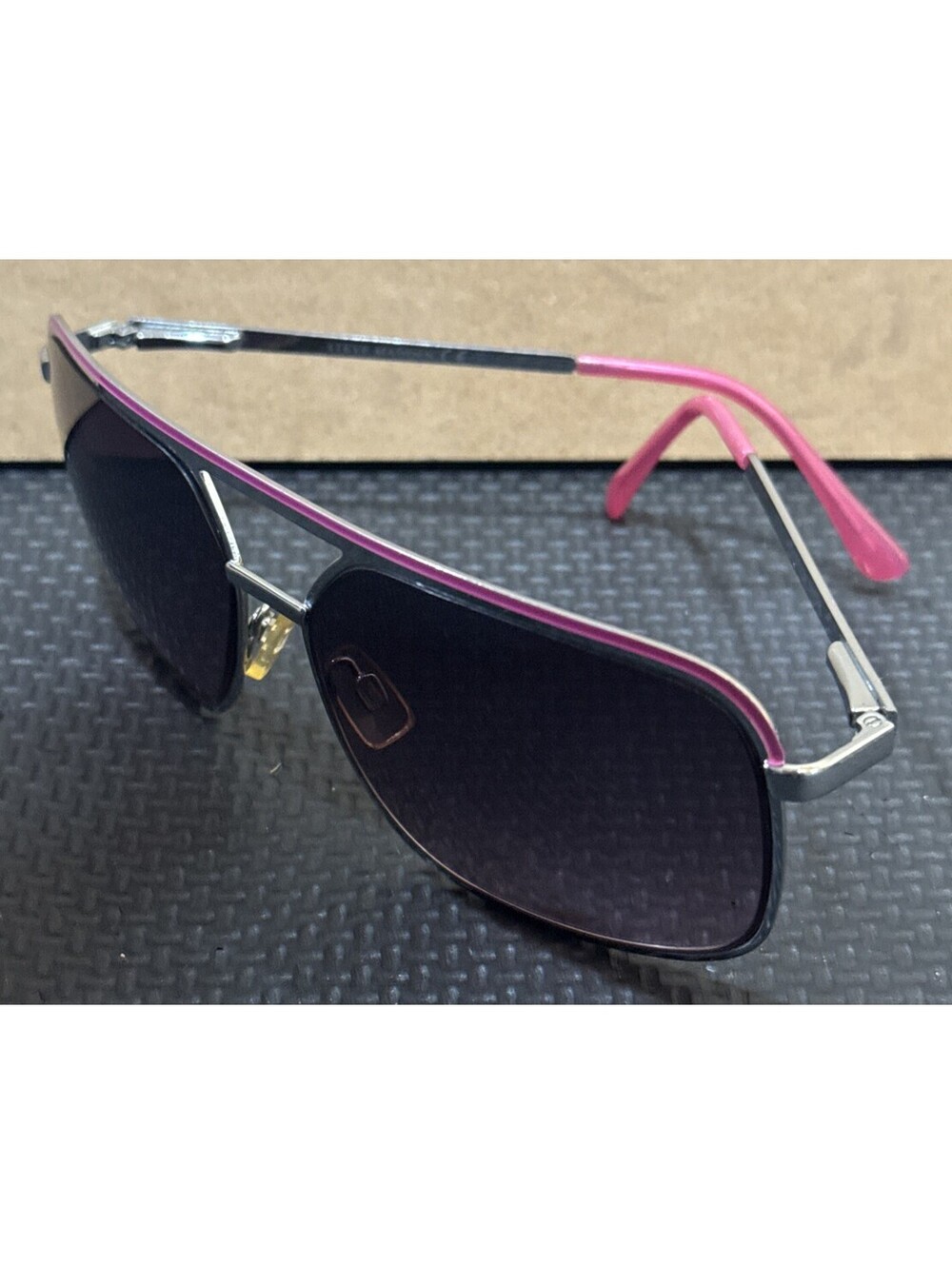 Steve Madden S5253 Silver And Pink Sunglasses | Metal Frame | Gradient Lens